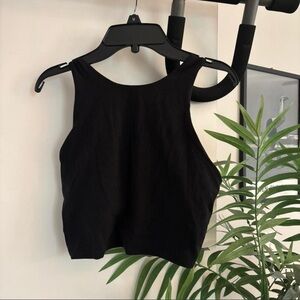 Athleta Black Crop Top